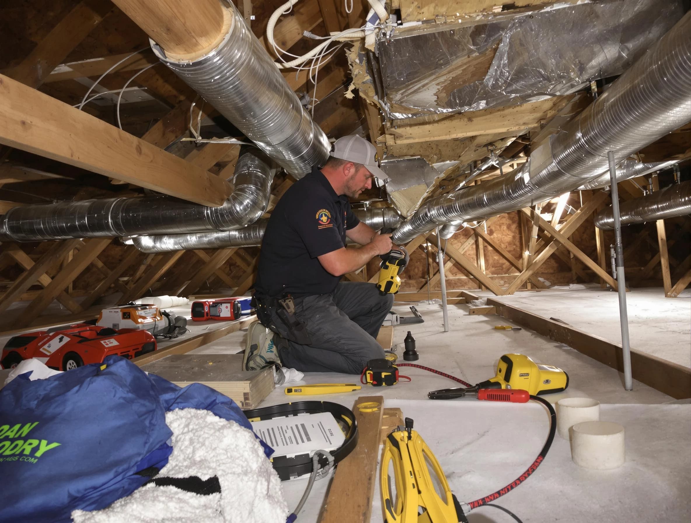 Professional air duct repair by Trussville Air Duct Cleaning in Trussville