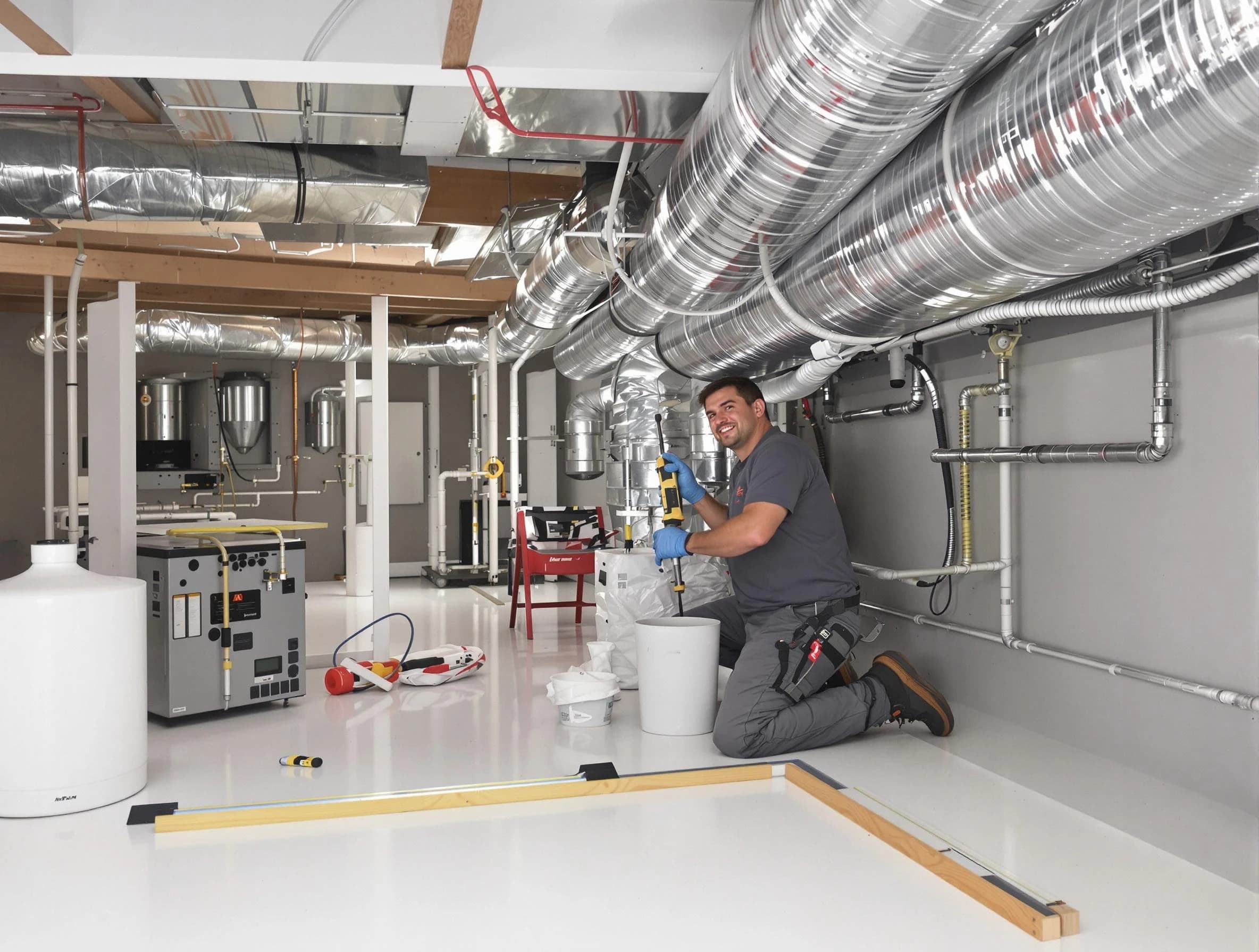 Professional duct sealing service by Trussville Air Duct Cleaning in Trussville