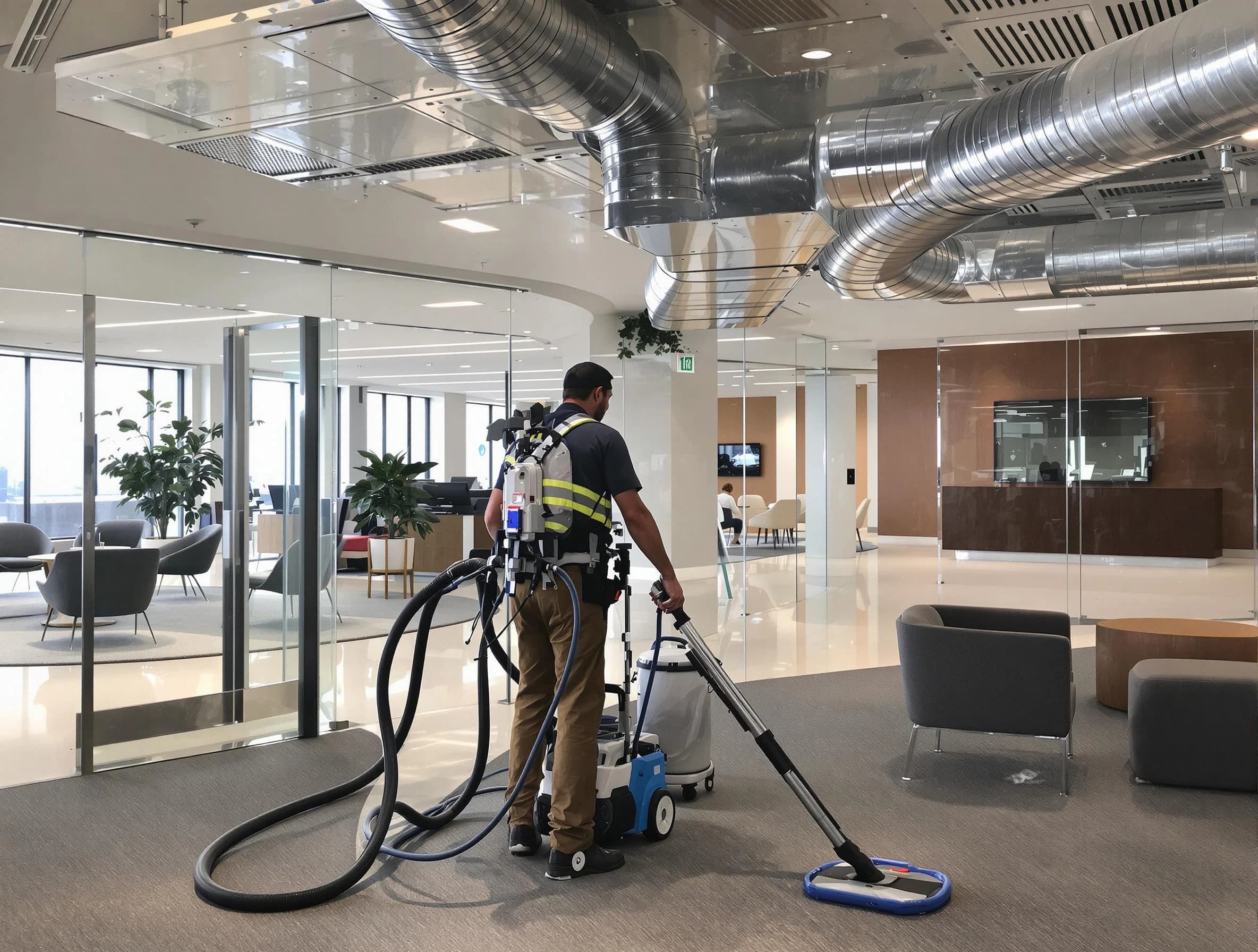 Commercial duct cleaning service by Trussville Air Duct Cleaning in Trussville