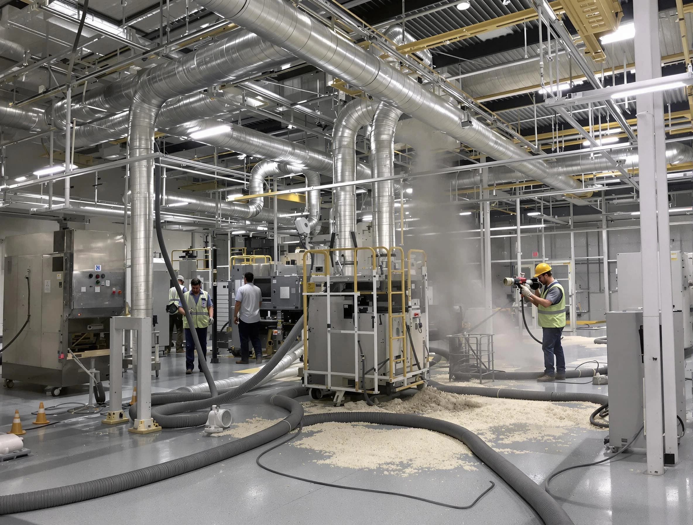 Heavy-duty industrial duct cleaning by Trussville Air Duct Cleaning in Trussville