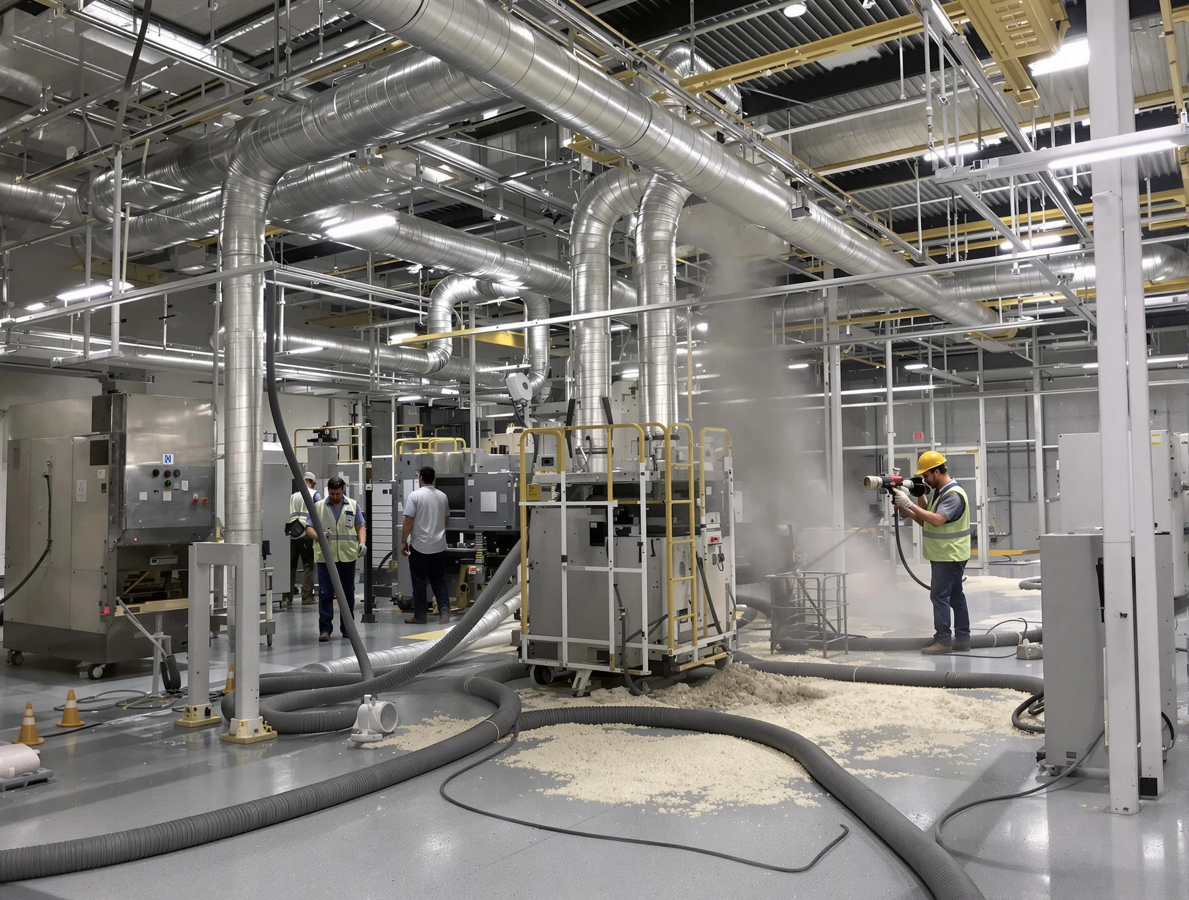 Heavy-duty industrial duct cleaning by Trussville Air Duct Cleaning in Trussville